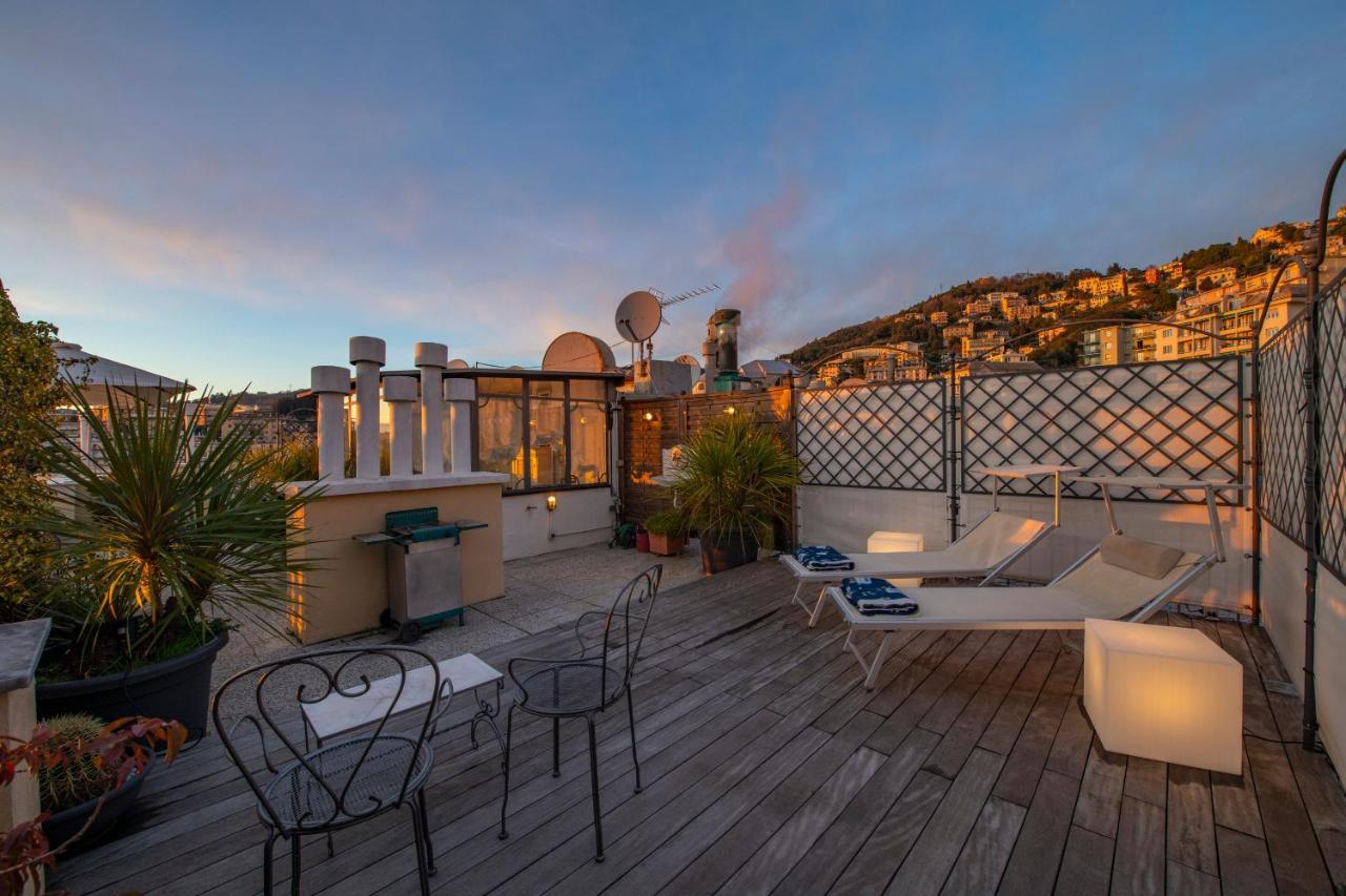 Castelletto Exclusive Terrace Penthouse Appartement Genua Buitenkant foto