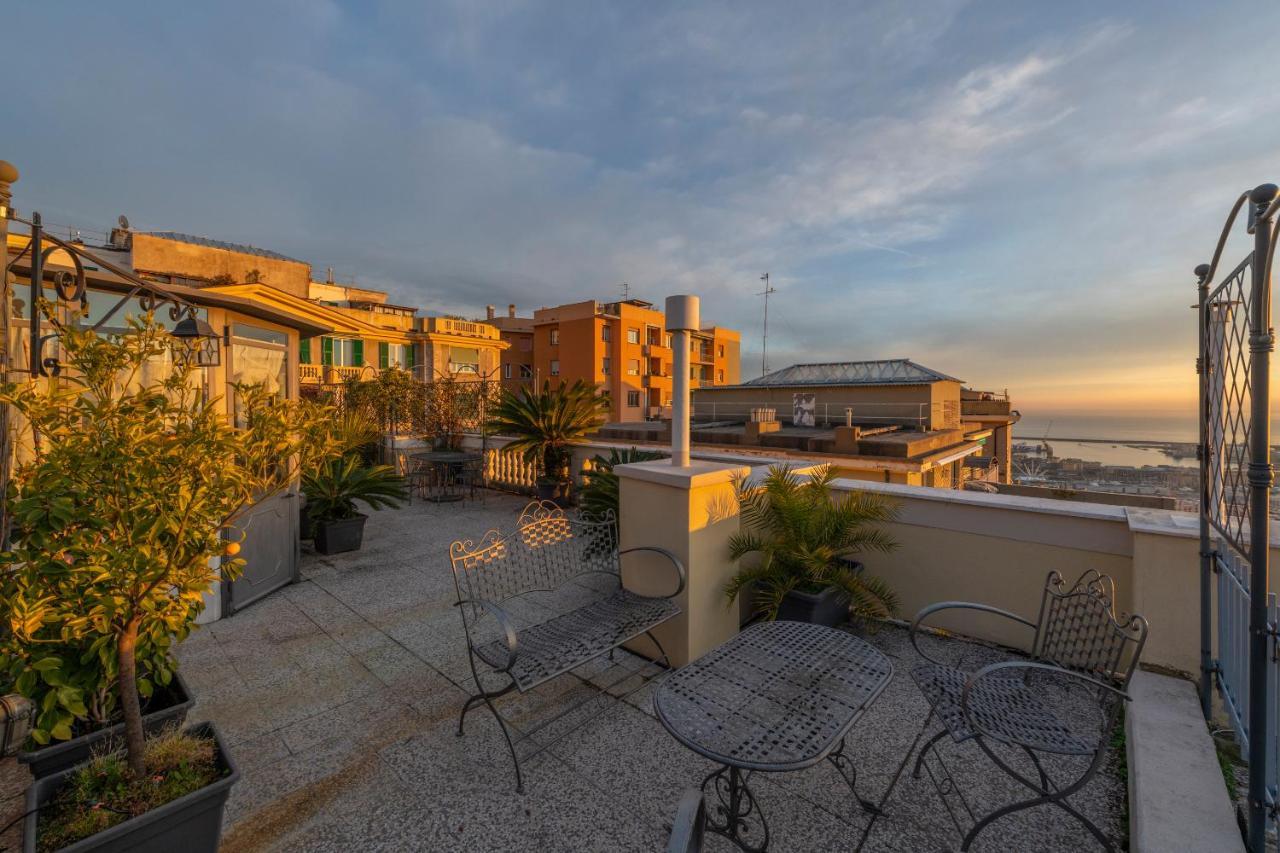 Castelletto Exclusive Terrace Penthouse Appartement Genua Buitenkant foto