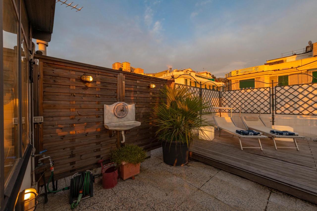 Castelletto Exclusive Terrace Penthouse Appartement Genua Buitenkant foto