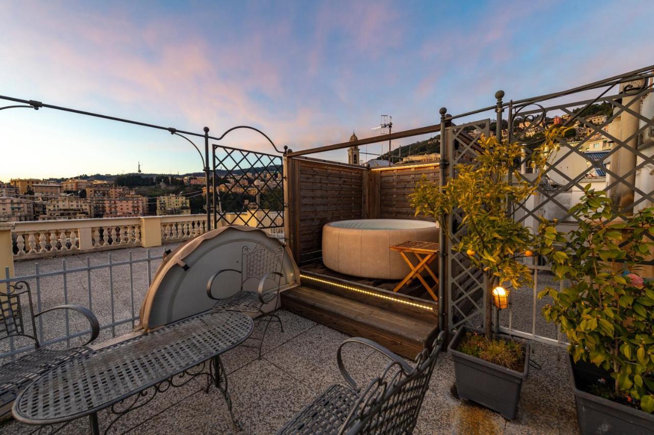 Castelletto Exclusive Terrace Penthouse Appartement Genua Buitenkant foto